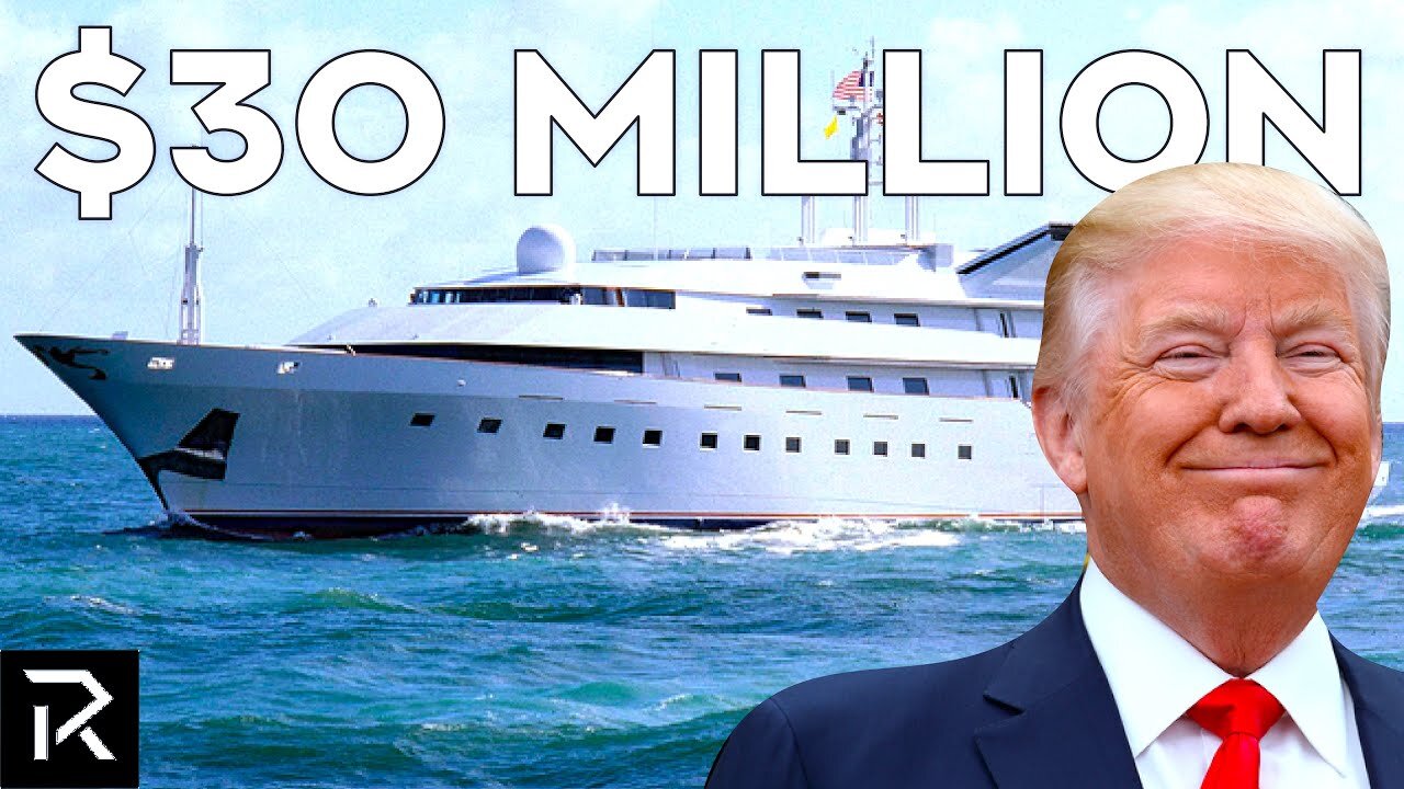 Trump's $30 Million Dollar "Trump Princess” Yacht