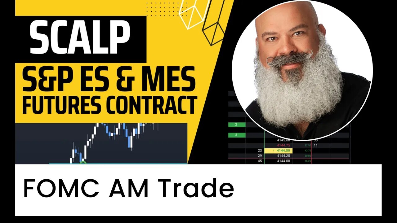 FOMC AM Trade: 68 MES Points Across 3 Accounts | MES Scalping System