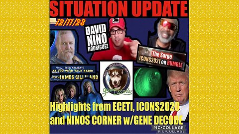 SITUATION UPDATE 12/11/23 - Reptilian History, Ascension, Gene Decode On Ninos Corner On Palestine