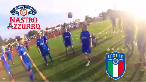 Giocoleria pre-partita dell'Italia