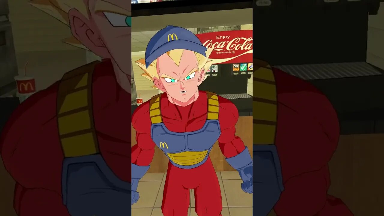 Goku vs Vegeta BUT its at McDonalds Pt 3