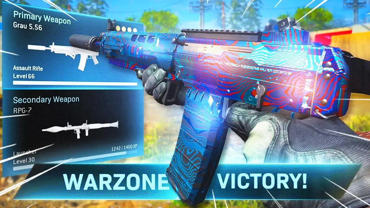 the MOST OVERPOWERED CLASS SETUP in WARZONE! (Best Grau 5.56 Class Setup)