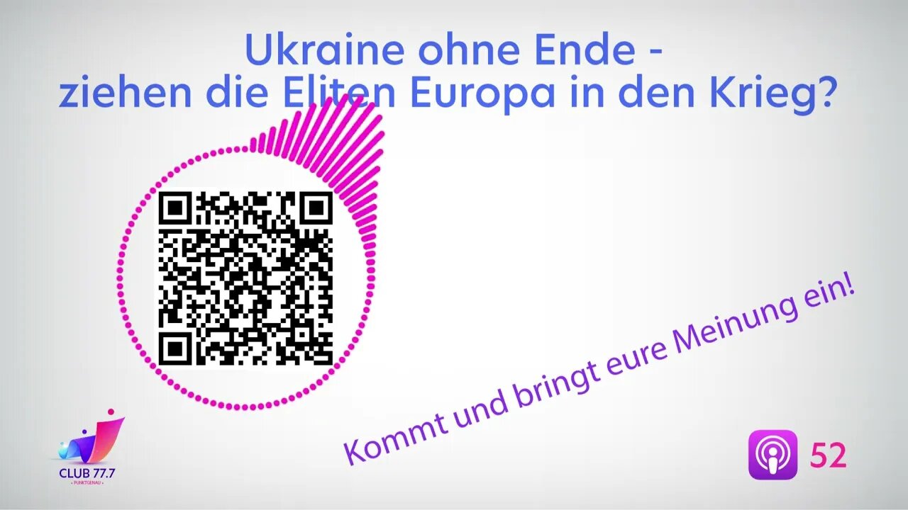 Teaser #52: Ukraine ohne Ende - ziehen die Eliten Europa in den Krieg?