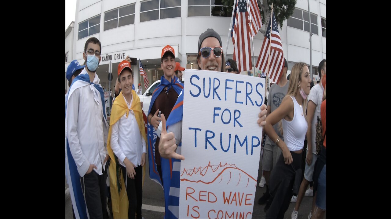 Trump Supporter Rally-Beverly Hills, CA Halloween 10/31/2020