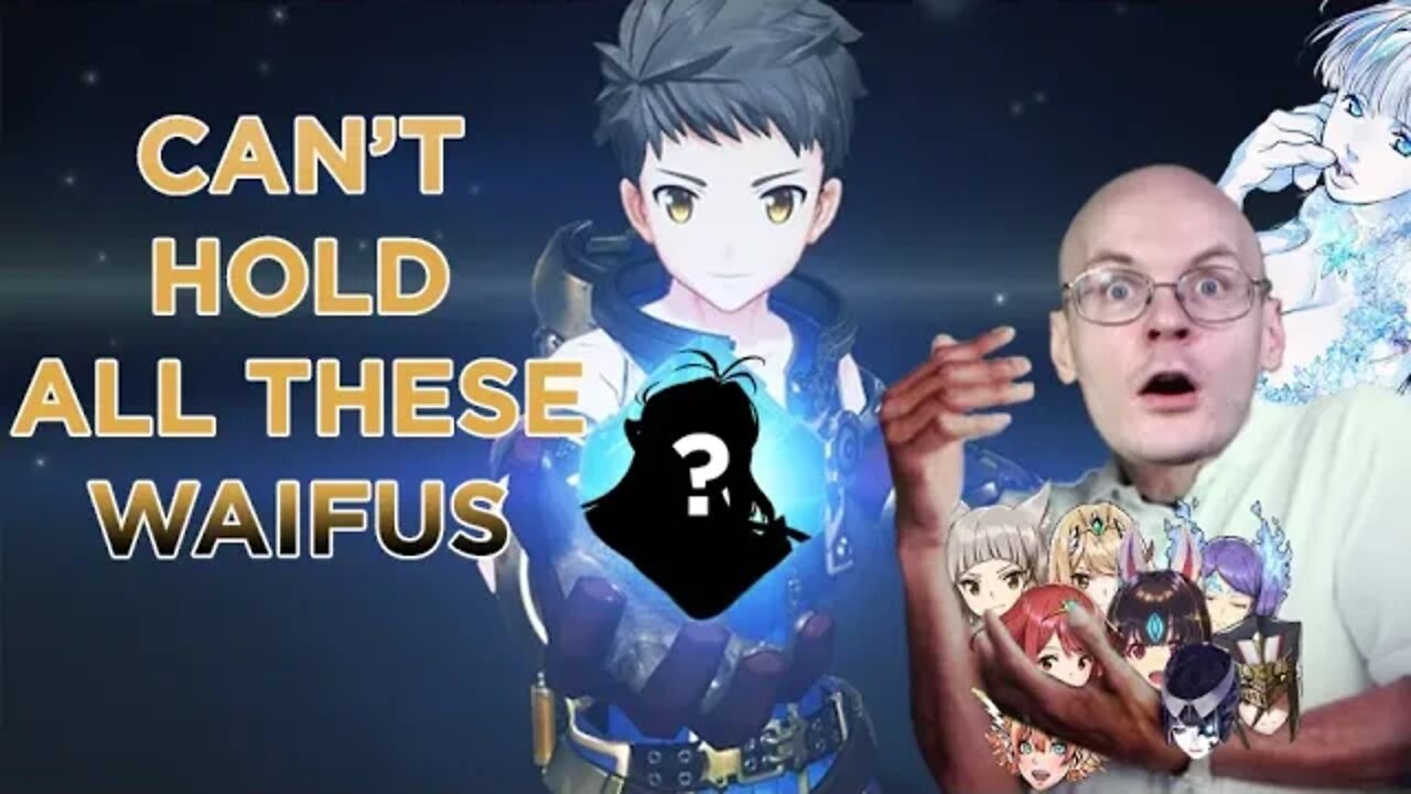 Gacha consumes Mew2king in Xenoblade Chronicles 2