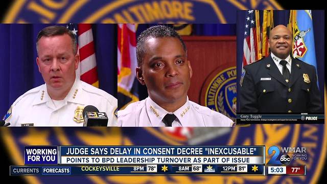 Judge on delay in Consent Decree: "inexcusable"