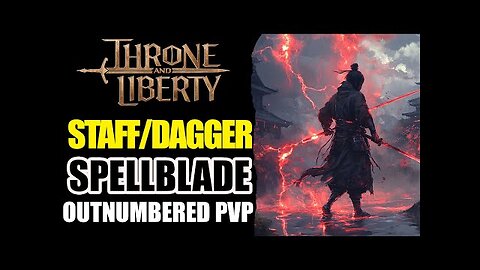 Throne and Liberty ► Staff/Dagger OUTNUMBERED PVP - MミRC Guild 25 vs 50