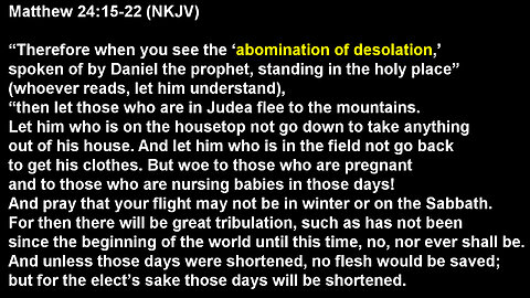 The Abomination of Desolation