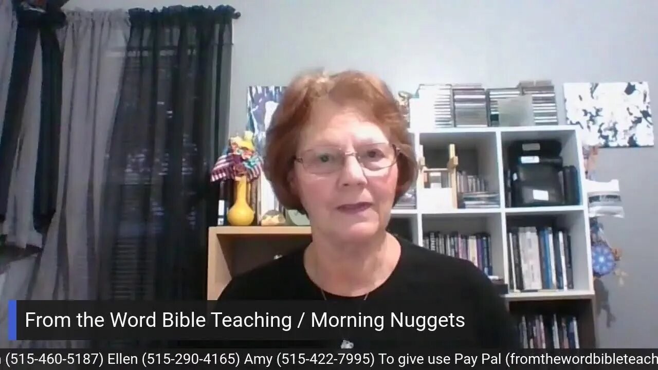 From the Word Bible Teaching / Morning Nuggets (10/20/23)