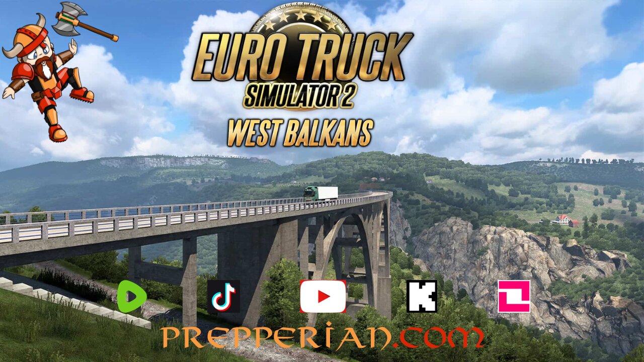 Visiting #WestBalkan in #eurotrucksimulator2 with @ScandinavianWolf