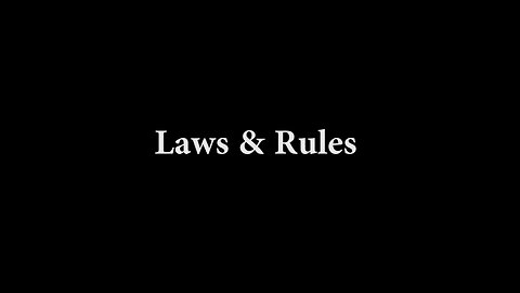 Spiritual Society (Laws & Rules)