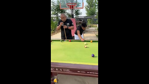 funny billiards video