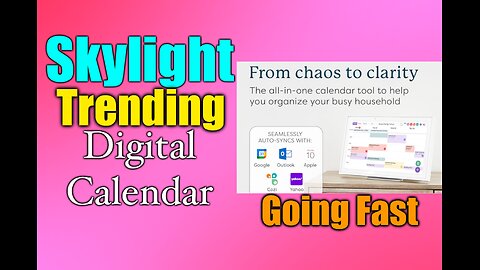 Skylight The Best Digital Calender For 2024 #digitalcalender #skylight