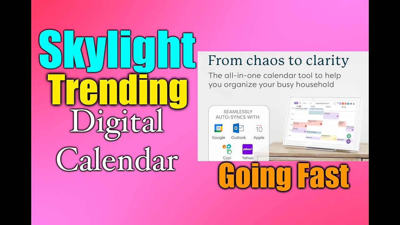 Skylight The Best Digital Calender For 2024 #digitalcalender #skylight