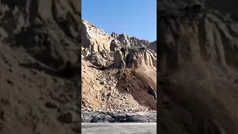 Beach Cliffs Come Crashing Down