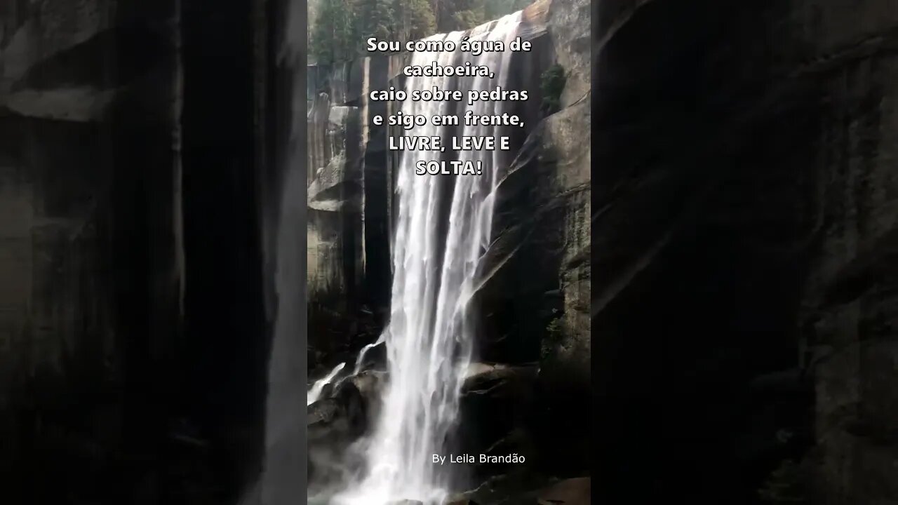 Sou como água de cachoeira- Vídeo de milhões♥️ million video #shorts