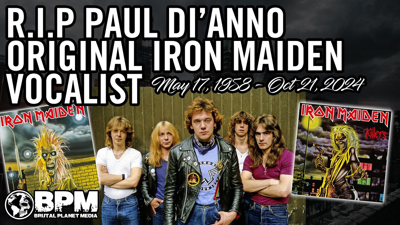 R.I.P. Paul Di'Anno - Original Iron Maiden Vocalist