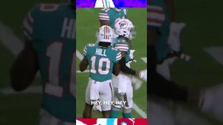 Tyreek Hill's "Basic White Man Handshake" To Mike Gesicki