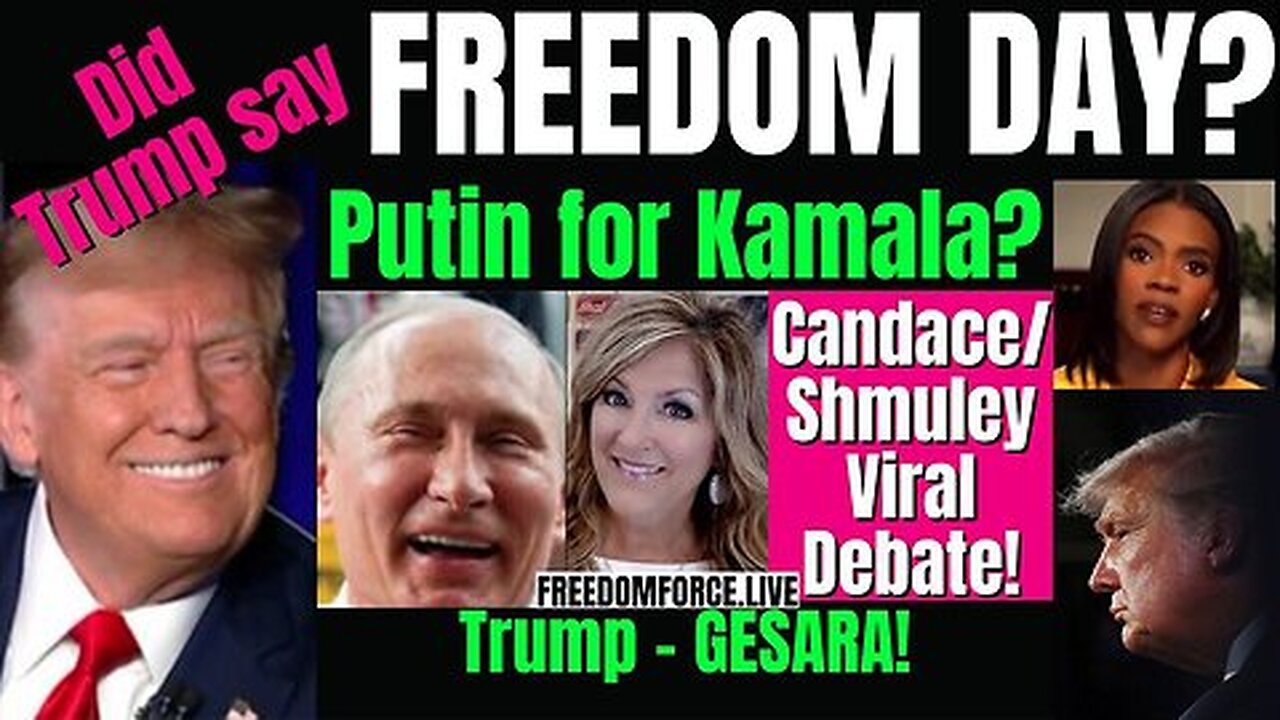 Melissa Redpill Update Today Sep 9- 'Trump Wisconsin Freedom Day, Candace & Shmuley Debate'