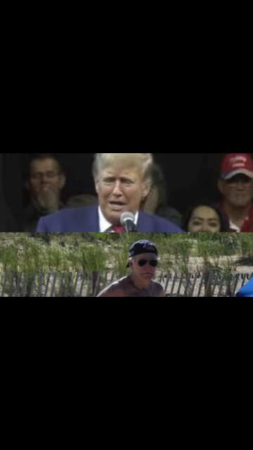 Donald Trump DESTROYS Joe Biden at the BEACH!
