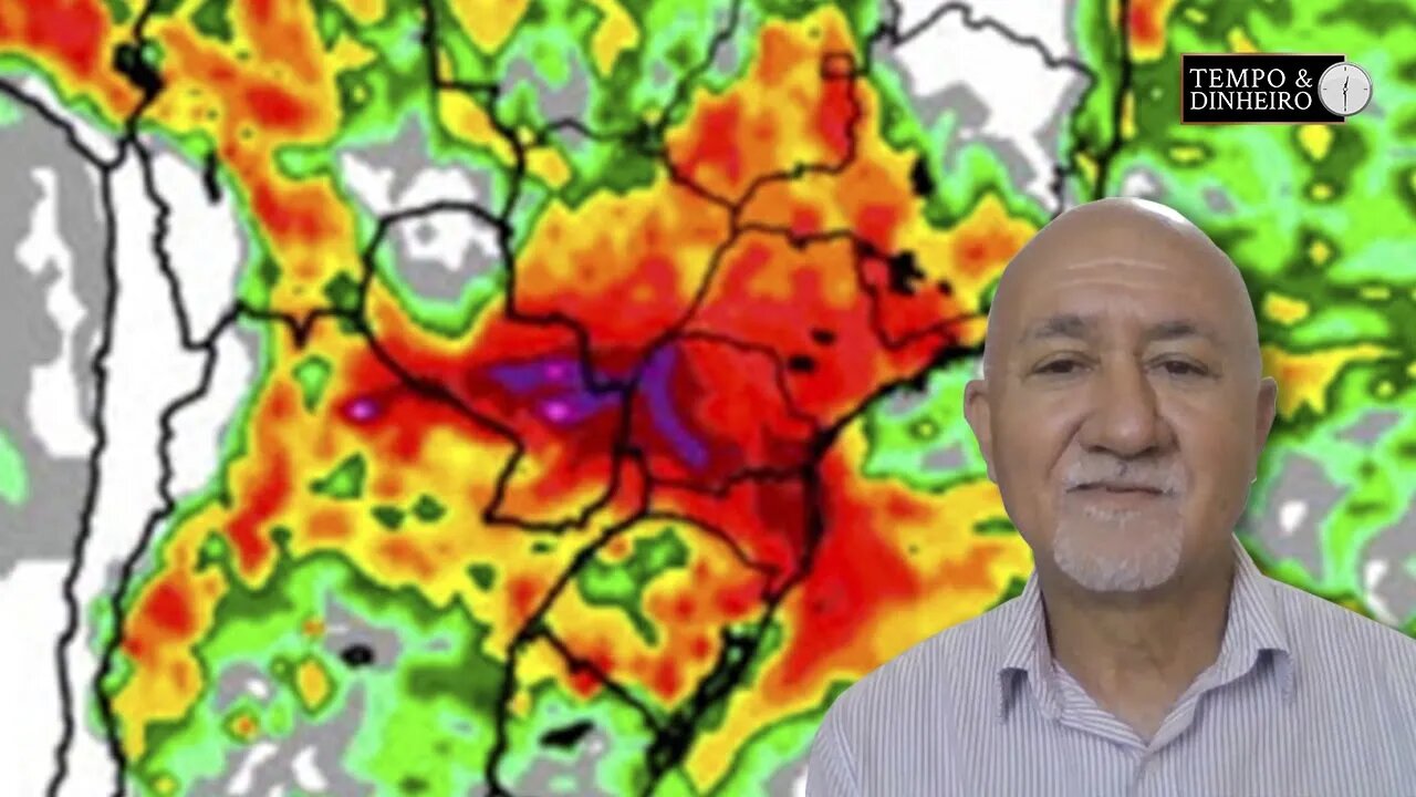Chuvas intensas em PR e SC, e continuam chuvas em SP