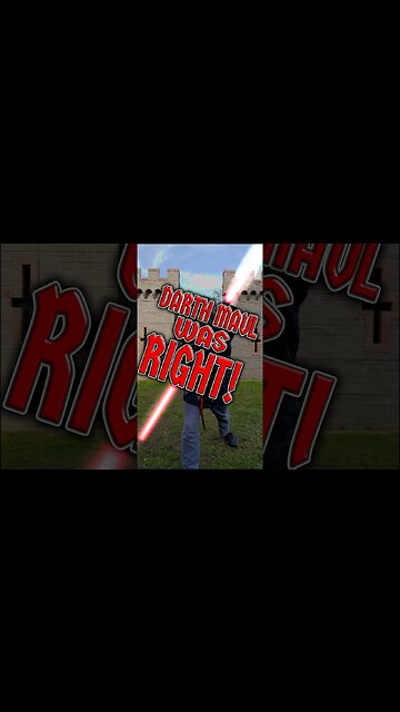 Why Double-Bladed LIGHTSABERS are BETTER than Swords.