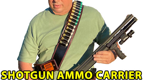 Shotgun Ammo Carrier , Hand Made Leather Weapons Education Holsters