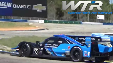 #10 WTR Konica Minolta Acura ARX 05 DPI testing at Sebring Raceway 2021