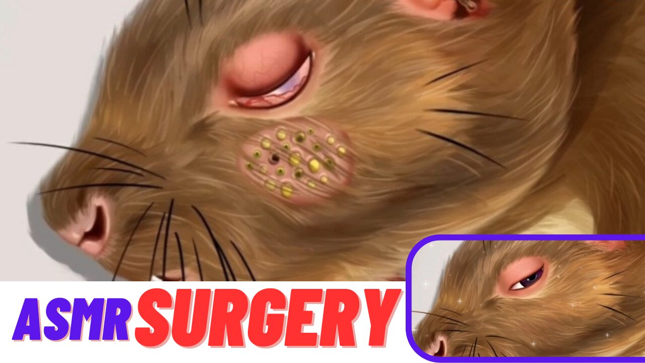 ASMR infected rat body surgery video first time in rumble