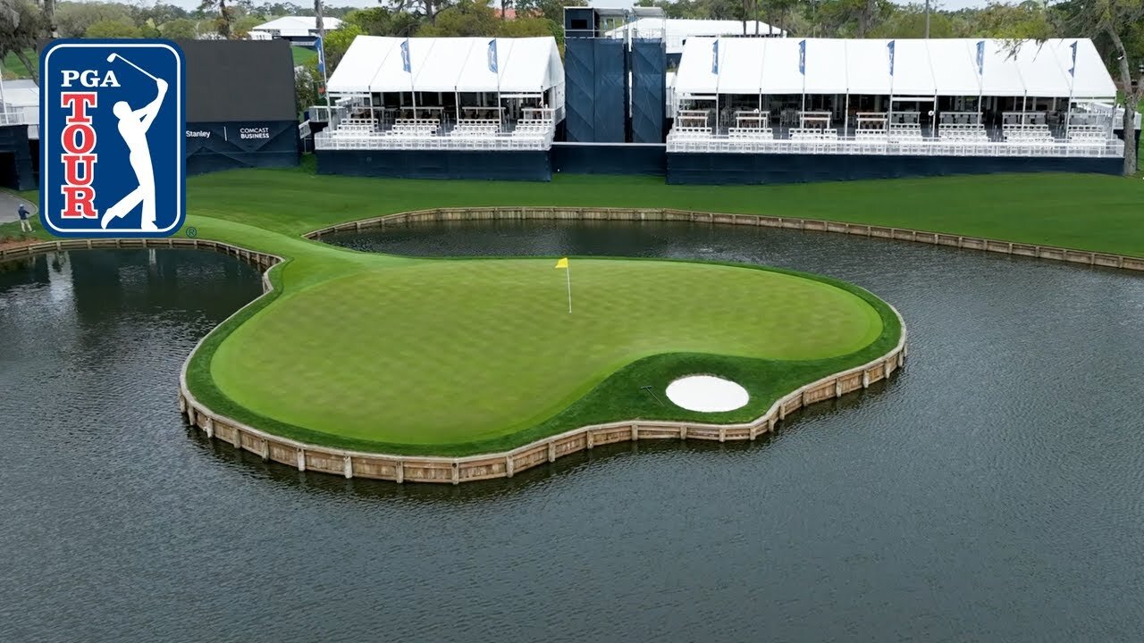 Drone flyover of EVERY hole at THE PLAYERS Stadium Course