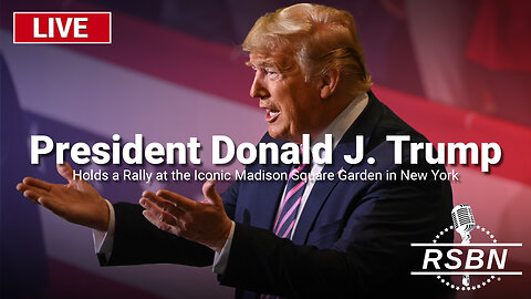 LIVE: Trump Holds a Rally at the Iconic Madison Square Garden in New York - 10/27/24