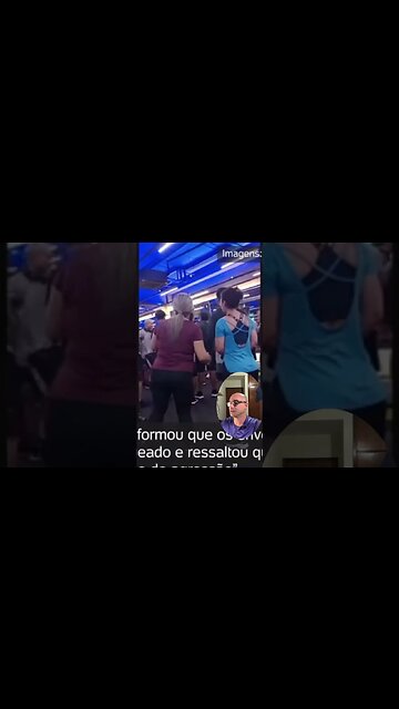 Reagindo à treta na academia #shorts