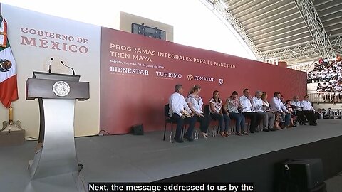 Programas Integrales de Bienestar' y Tren Maya, desde Mérida, Yucatán.