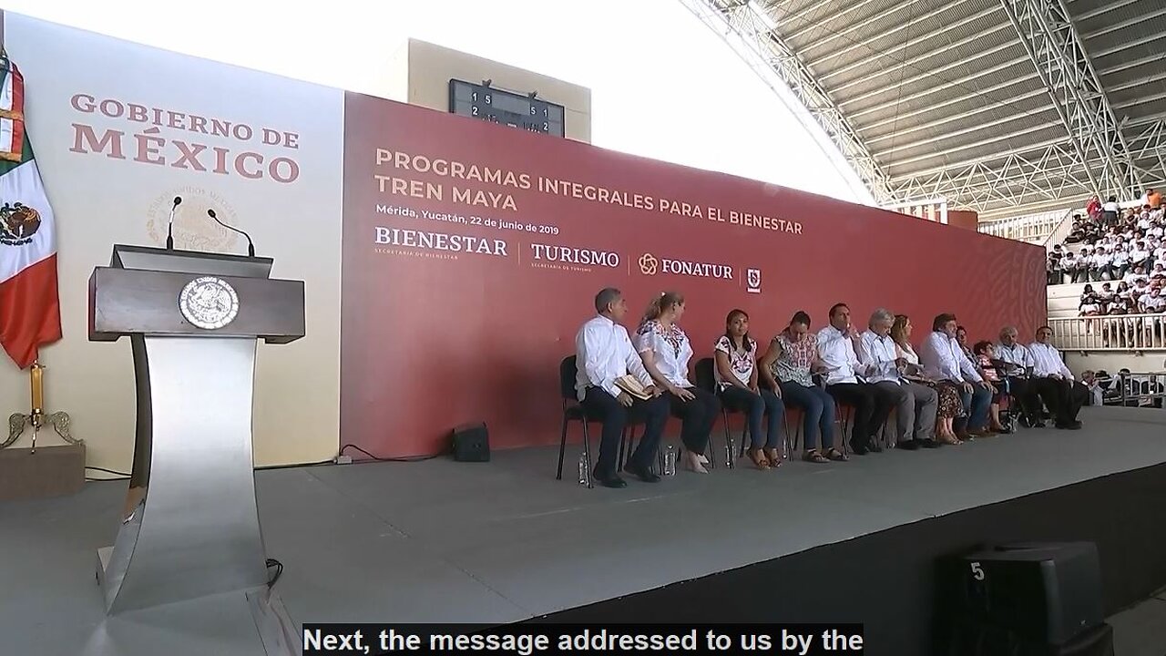 Programas Integrales de Bienestar' y Tren Maya, desde Mérida, Yucatán.