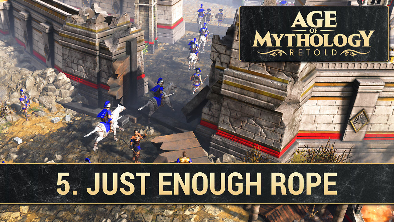5. Just Enough Rope | Fall of the Trident (Hard) | Age of Mythology: Retold