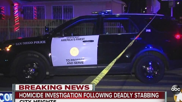 Homicide investigation following deadly stabbing