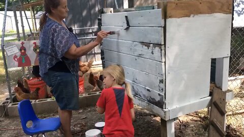 Painting with Grandma