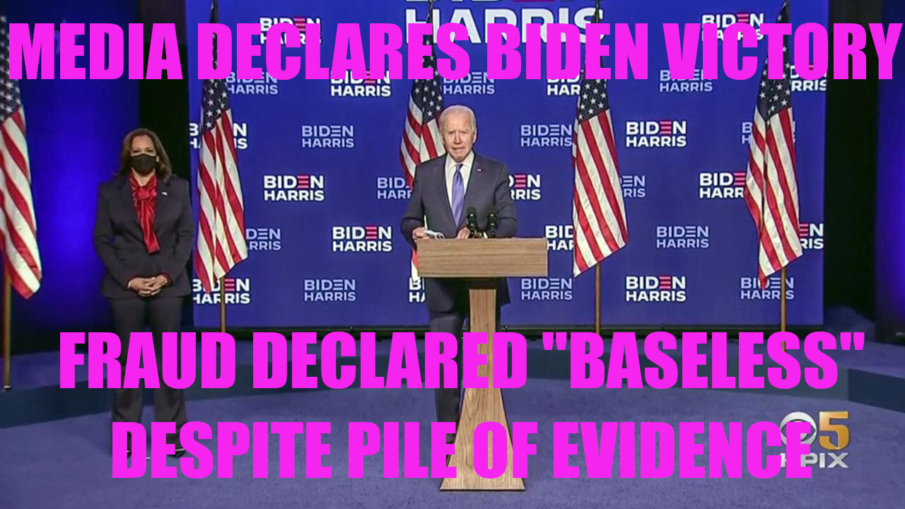 Election Fraud? Nooooo sez the media!