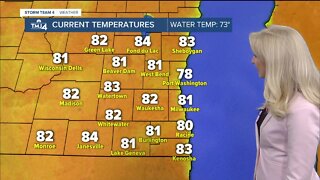 Nice summer day, possible weekend rain