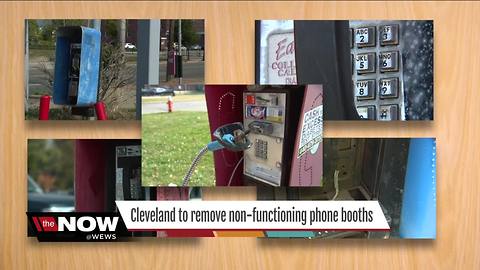 Good ol' fashion phone booths to be taken down in Cleveland