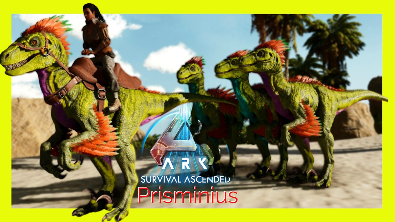 Exploring with the Raptor Pack! Prisminius ep 8 #arksurvivalascended