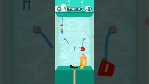 rescue cut rope puzzle 😎 #shorts