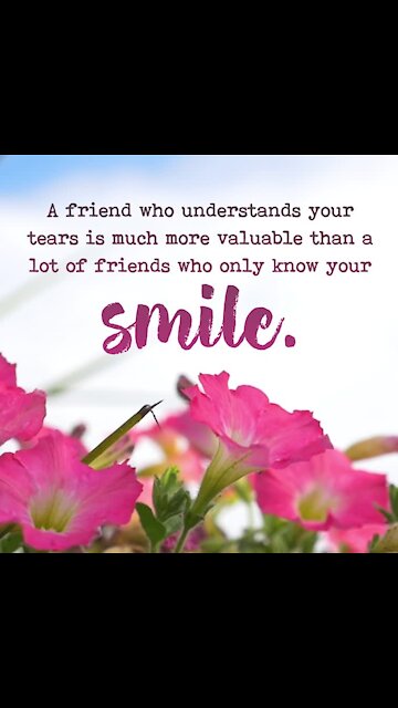 Friend who understands your tears [GMG Originals]