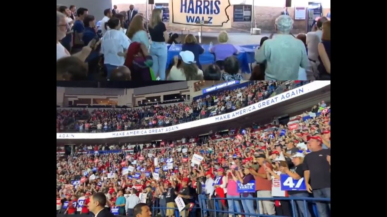 President Trump Visiting PA vs. Kamala Visiting PA