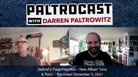 Helmet's Page Hamilton interview with Darren Paltrowitz