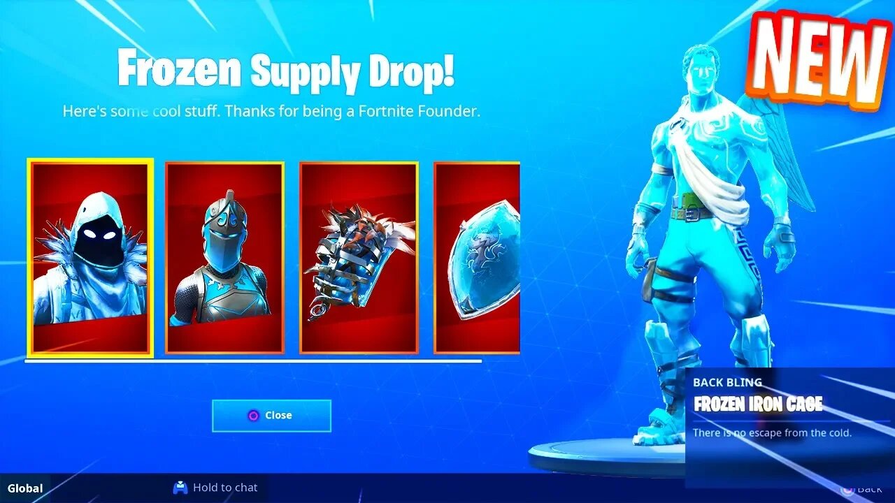 The New FROZEN LEGENDS PACK in Fortnite..