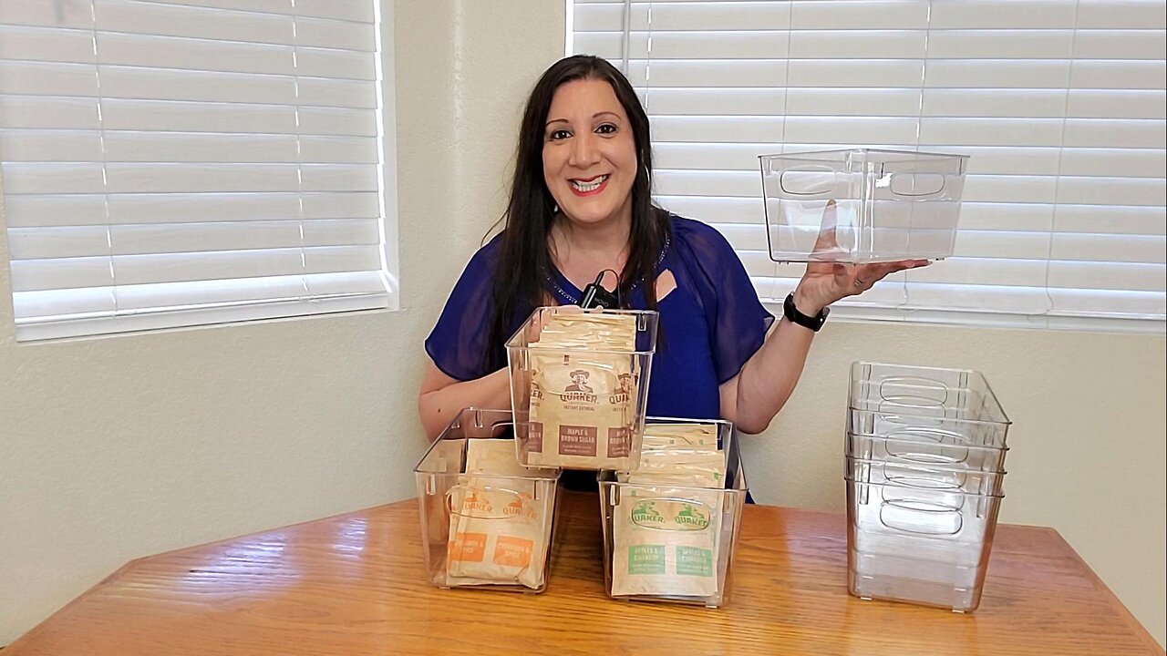 Organizing Clear Bins - Plastic Storage Bins