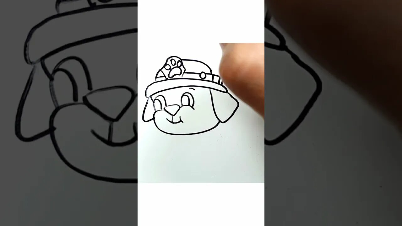 How to Draw and Paint Marshall from Paw Patrol in a Cute Way: Complete Tutorial!