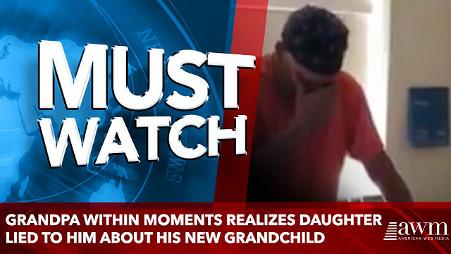 Grandpa Within Moments Realizes Daughter Lied To Him about his new grandchild