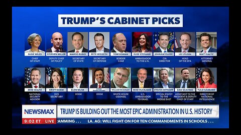 Trump is Rapidly Forming His Cabinet